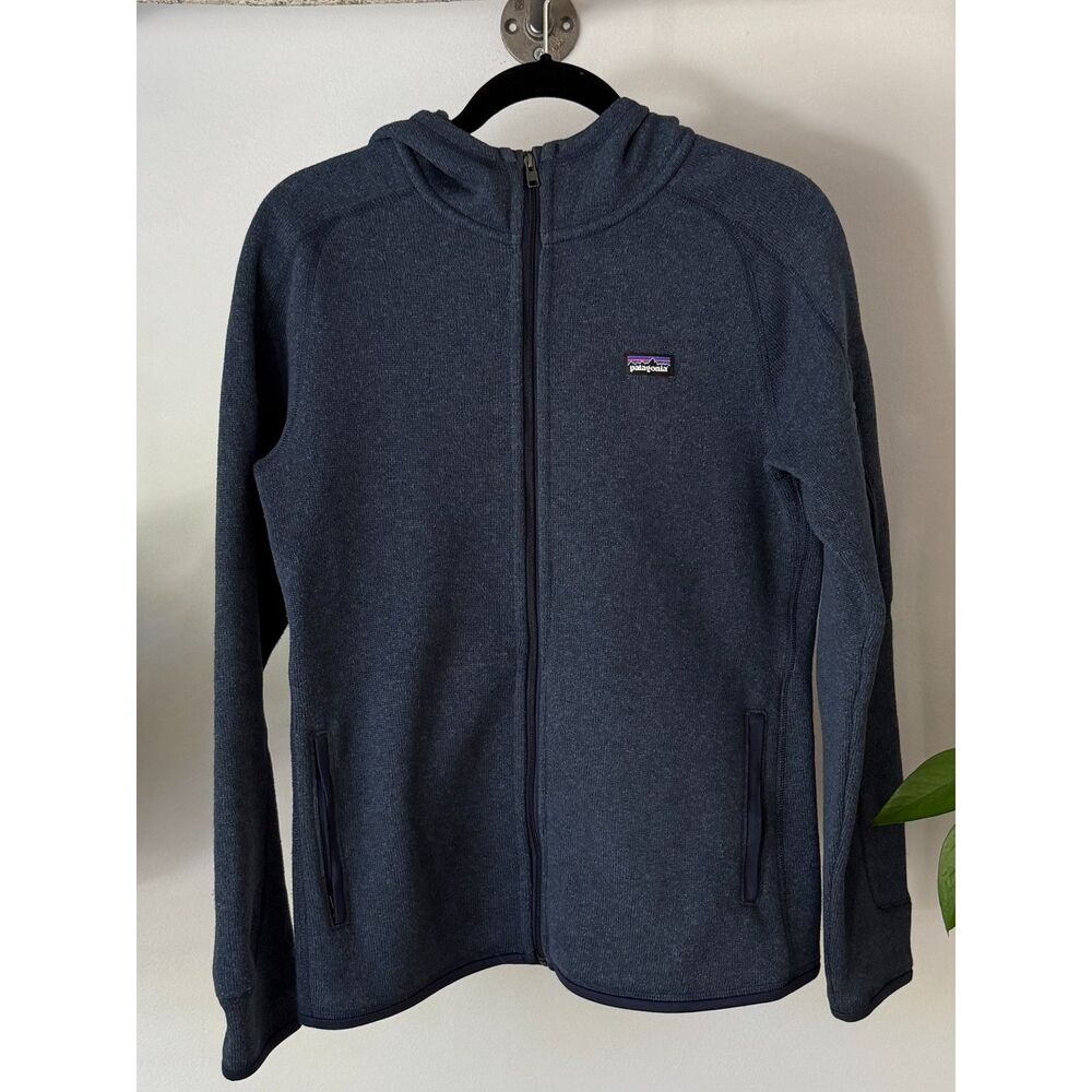 Patagonia Better Sweater Full-Zip Hoody Fleece Jacket Navy Size M